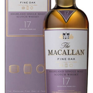 Macallan Fine Oak 17 Year Old Single Malt Scotch Whisky (750ml) bottle