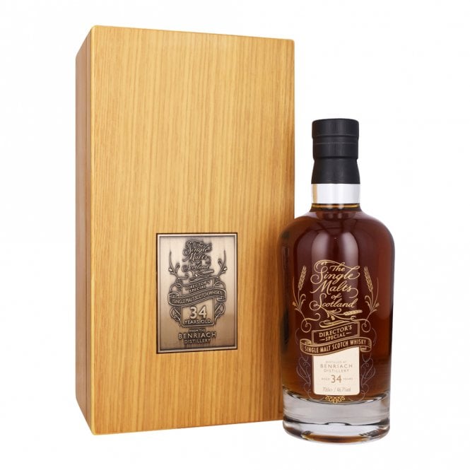 benriach 34 year old single malts of scotland director's special