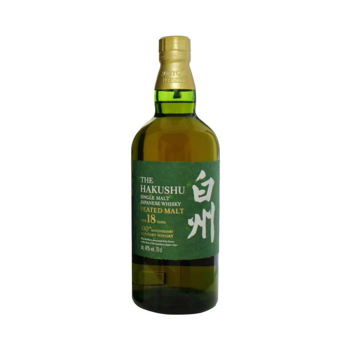 hakushu 18 year old peated malt suntory 100th anniversary release