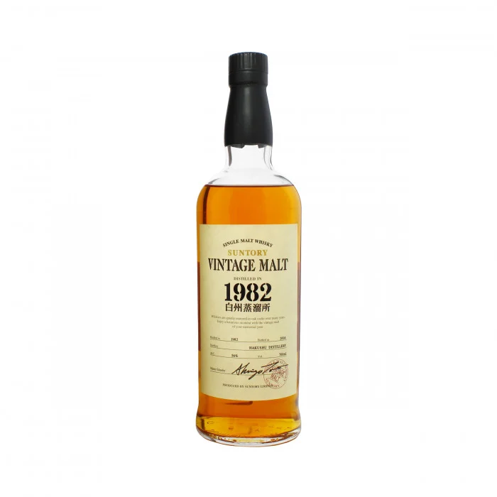 hakushu 1982 suntory vintage malt